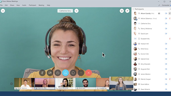 Secure video conferencing
