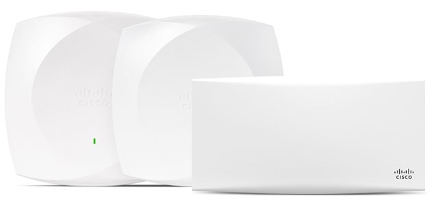 Three Meraki Access Points from the CW and MR model families