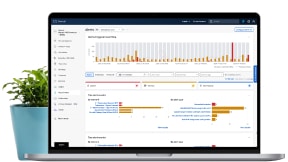 Meraki dashboard user interface looking at an organizational summary report for SD-WAN.