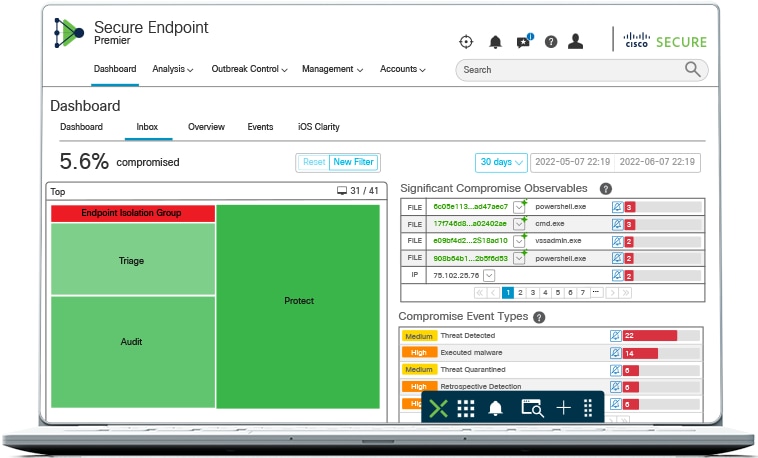 Secure Endpoint Screenshot